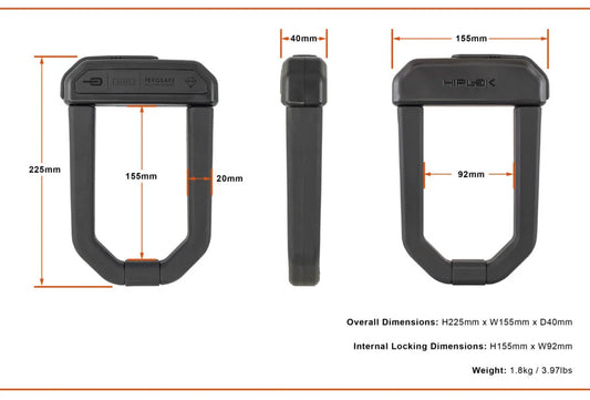 HIPLOK D1000 BLACK