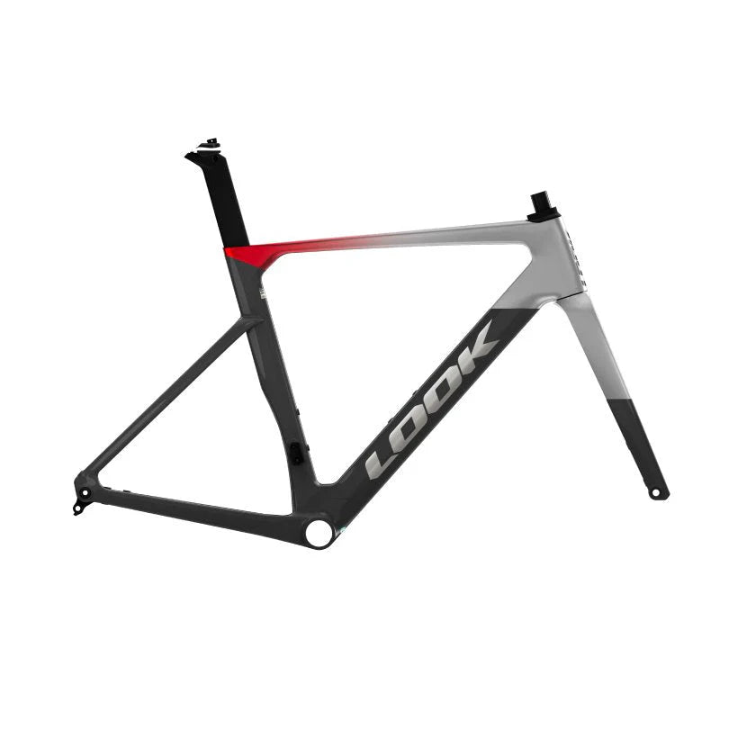 LOOK 795 BLADE 3 RS DISC FRAMESET SILVER RED