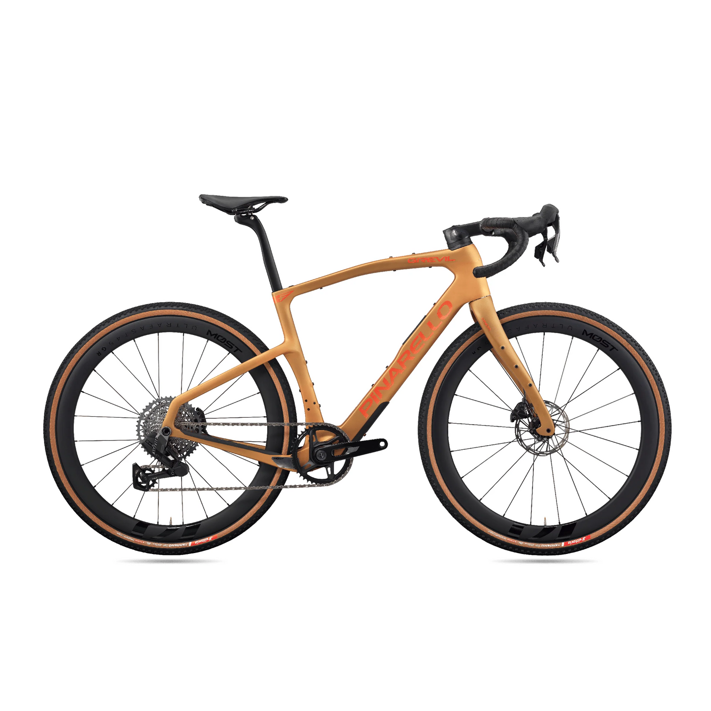 Pinarello Grevil F5 SRAM Rival XLPR AXS Complete - Namib Brown