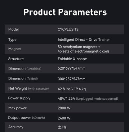 CYCPLUS T3 Smart Trainer