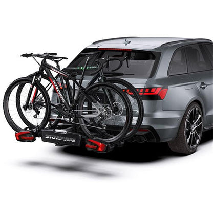 STOWAWAY E-Glide Pro 2 Platform Car Rack E-Bike Carrier - Tow Ball Mount - 2 Bikes